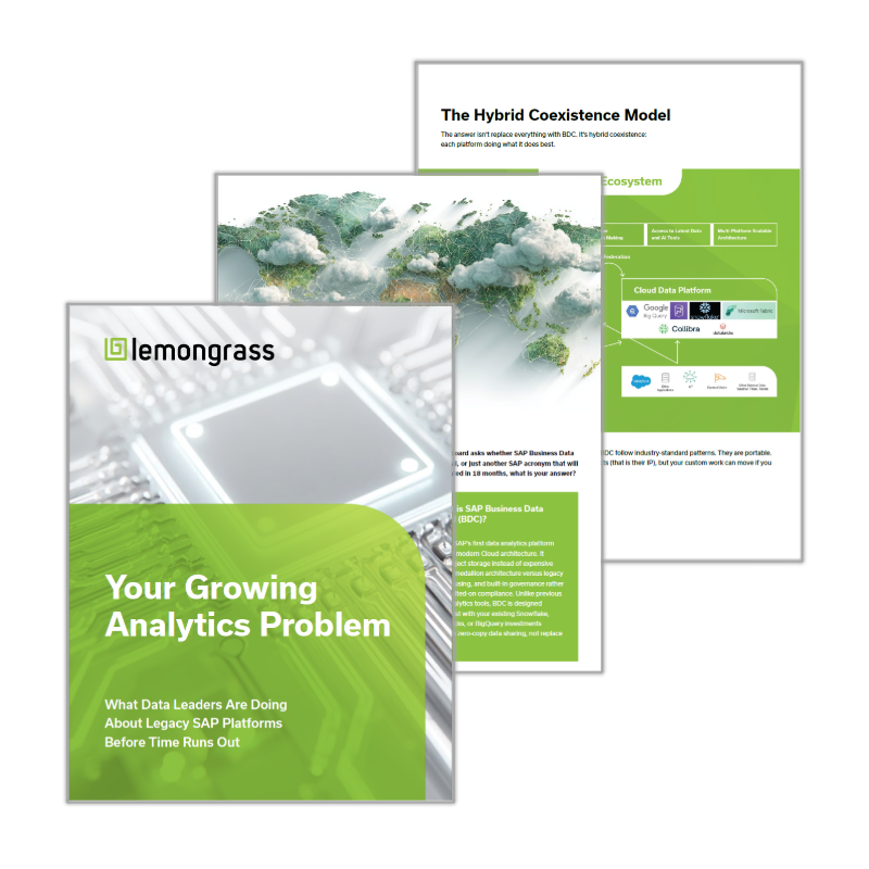 Lemongrass SAP BDC ebook