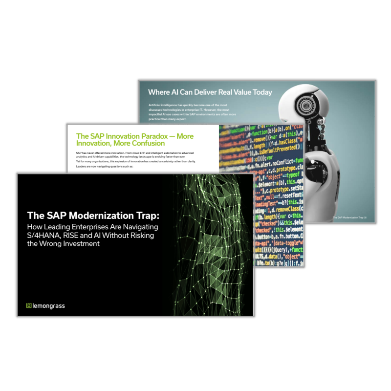 SAP Modernization Trap